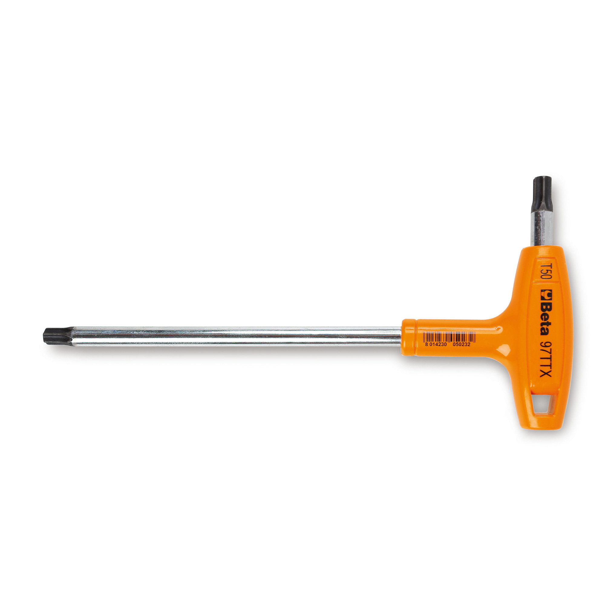 Beta T-Handle Torx Star Key Wrench — T20, High Torque, Ergonomic, Dual Torx Tips, Model# 97TTX 20
